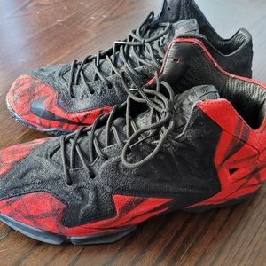 Custom Lebron 7 EXT blue suede